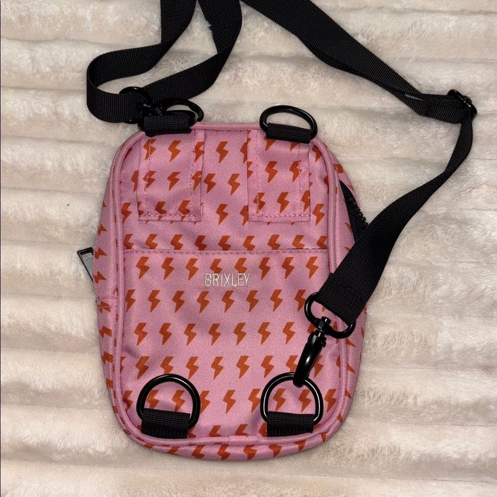 Pink and Orange Lightning Bolt Belt Bag - Picture 2 of 4